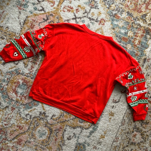 Vintage Ugly Christmas Sweater MADE IN THE USA - Picture 4 of 6